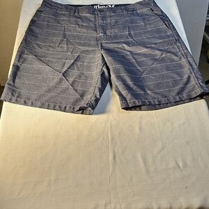 Hurley Men's Blue Striped Shorts